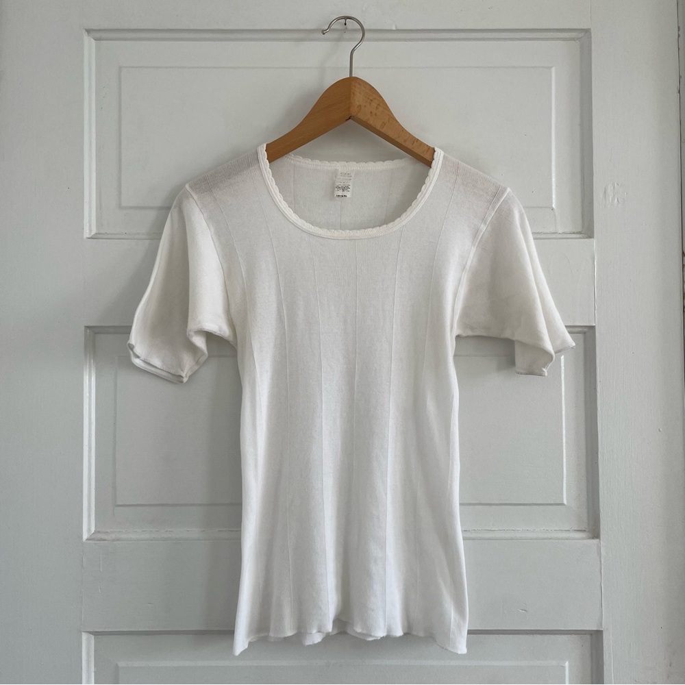 Vintage "Vermont Country Store" Pointelle Tee